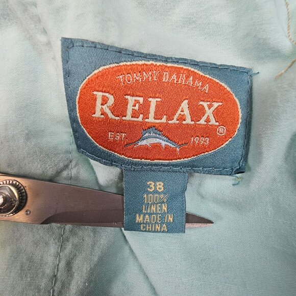 Tommy Bahama‎ Relax Linen Shorts Men's 38 Multicolor Plaid Vacation Casual Wear - Picture 3 of 12